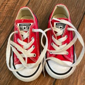 Red Converse Toddler Shoes